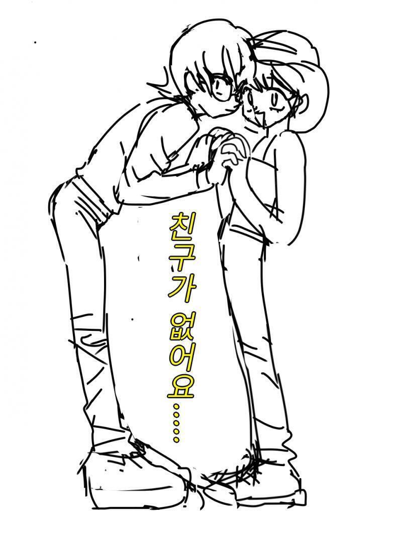 오늘은 낙서만 갖고옴 다른 폰으로 그려서인지라 좀 그럼 하 그림체 씨불,,,,