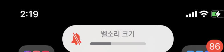 아이폰 알림 소리 어케 켜?? 진짜급해ㅜ 설정에 들어가서 사운드는 다 켜놨는데 설정 나와서 음량바 누르면 사진처럼 뜨고 알림 소리는 안들려...