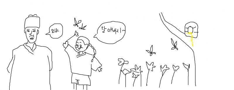 꿀+나비+정조+영조의 혼종... 똥퀄이라서 미안해