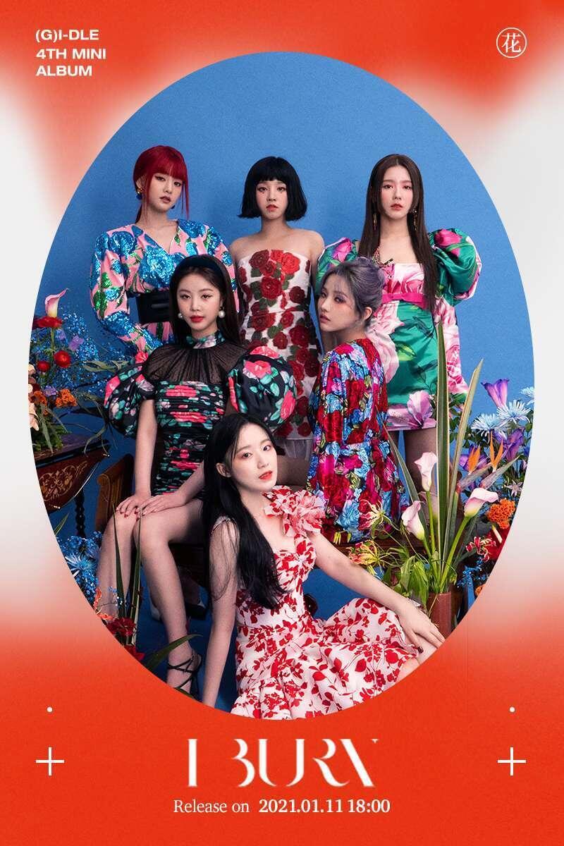 I BURN 앨범의 버전은 세가지다. 순서대로 한(寒), 화(花), 화(火) 버전의 컨셉포토다.