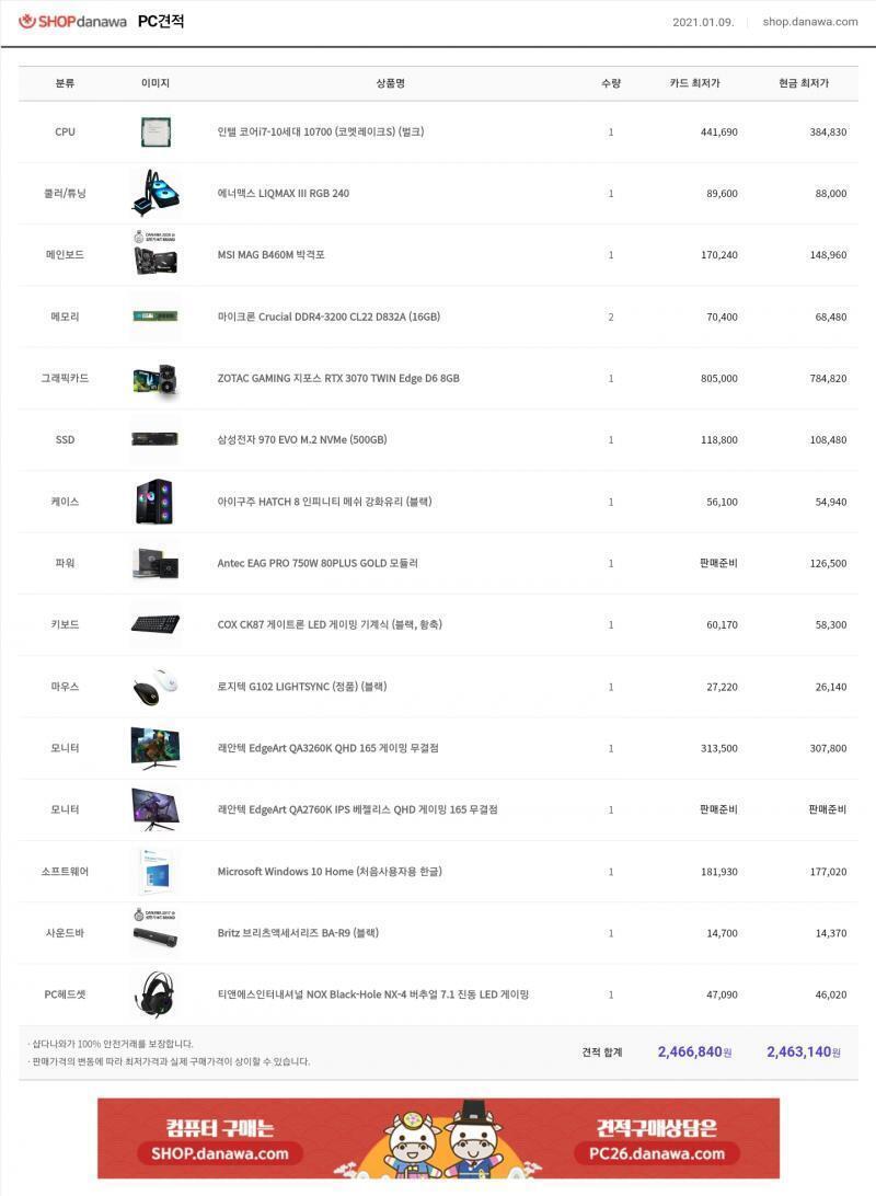 >>2 이정도? 코딩한다해서 10700 넣음