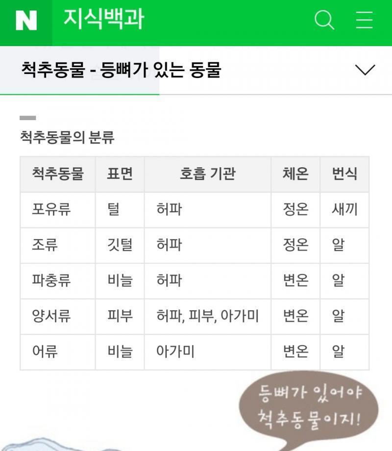 식물 곤충 균류 아니고 하늘을 못 나니까 조류는 아닐 거고 +앗.. 아아.... 그러면 포유류가 아니네 +사진 가져옴 도움이 되려나