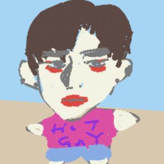 뜬끔없지만 여기 스레에서 영감받고 그려본거 이름은 도화순임