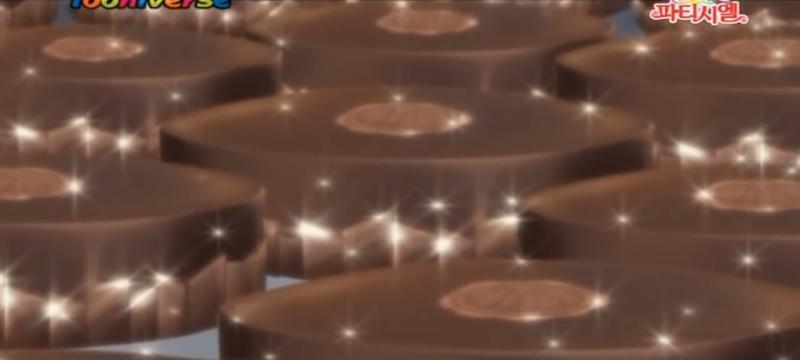 12화에서 만든 크리스마스 케이크! 순서대로 도하, 로진이, 가온이 작품이야.