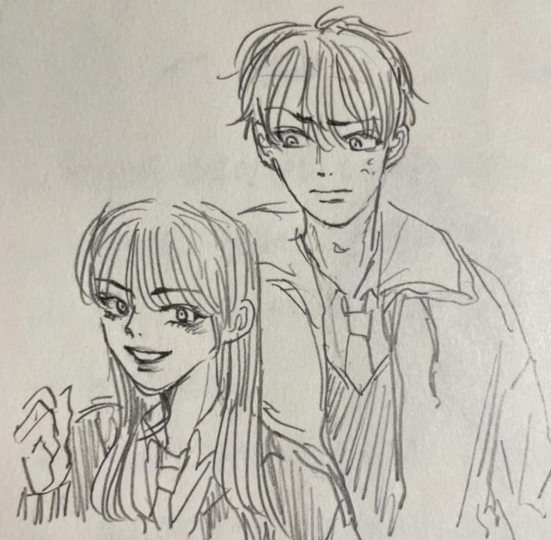 손그림 커미션,, 얼마정도가 적당할까 원하시면 우편으로 배송드리는 걸로해서(우편비 300~500원 추가금) 흉상 0.1 에 두 명이면 0.2 했