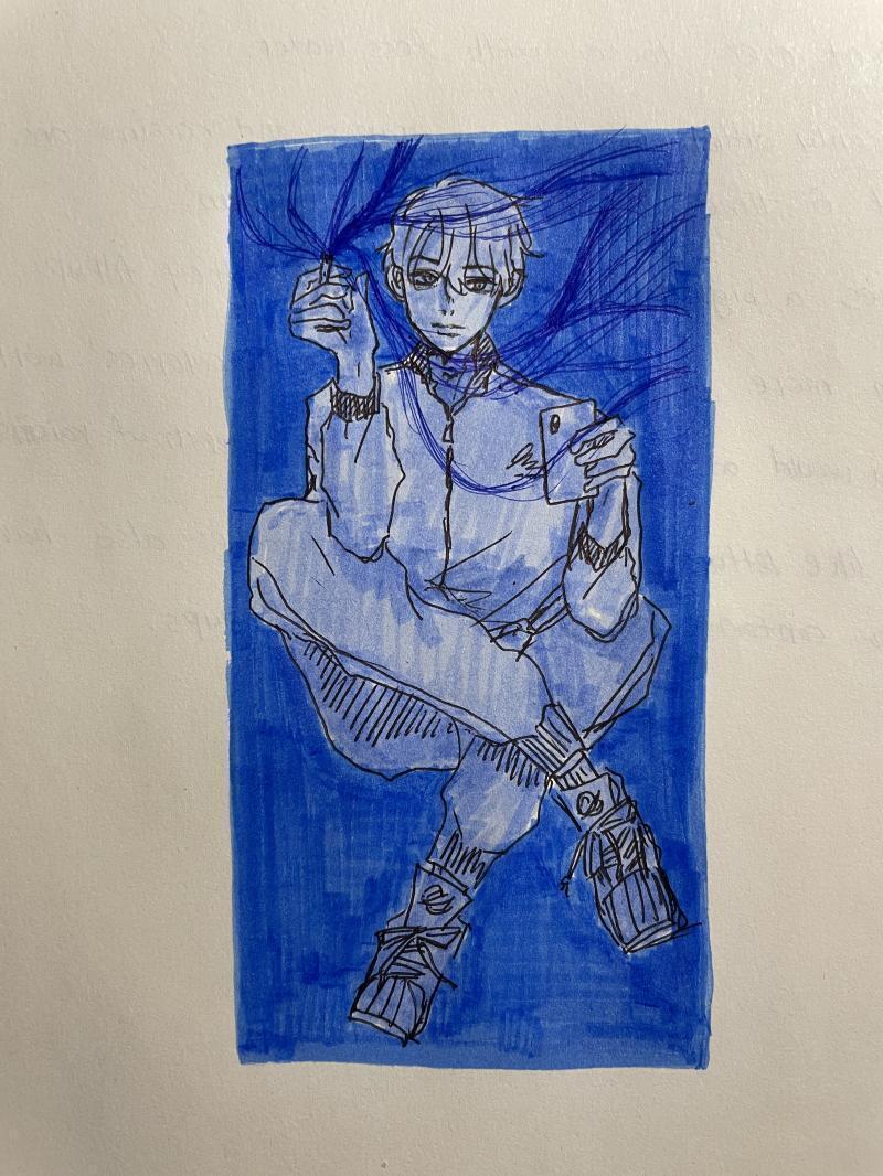손그림 커미션,, 얼마정도가 적당할까 원하시면 우편으로 배송드리는 걸로해서(우편비 300~500원 추가금) 흉상 0.1 에 두 명이면 0.2 했