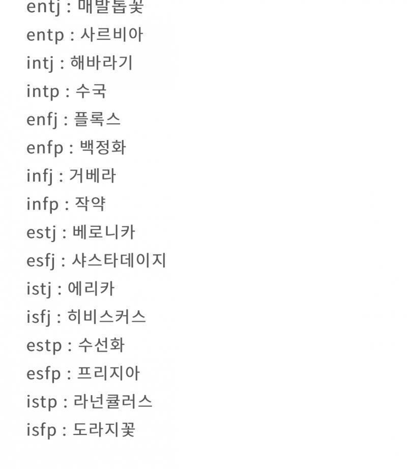 >>926 헉 그런가봐!! 꽃테스트에서도 ISTP 나왔어