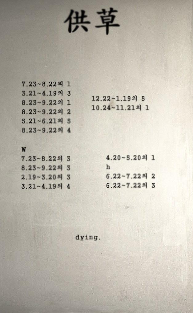 늦은 오후의 밤 공기는 쌀쌀했다. 동료는 아직 들어오지 않은 모양이었다. 호롱불 하나가 책상 위를 은은히 밝히고 있었다. 아까 보다만 서류를 보
