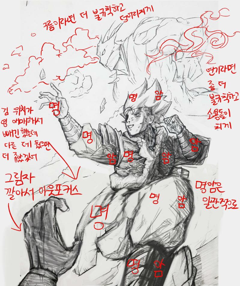 >>253 기껏 보여줬는데 피드백이 늦었다~!!! 항상 완성된 그림을 그리려고 하는 것 같아서 너무 보기 좋다!!!