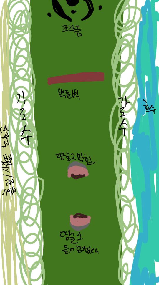 위에서보면 이렇고 저 동상은 어케생겻는지 기억안나 어두운색이었음 금속이거나