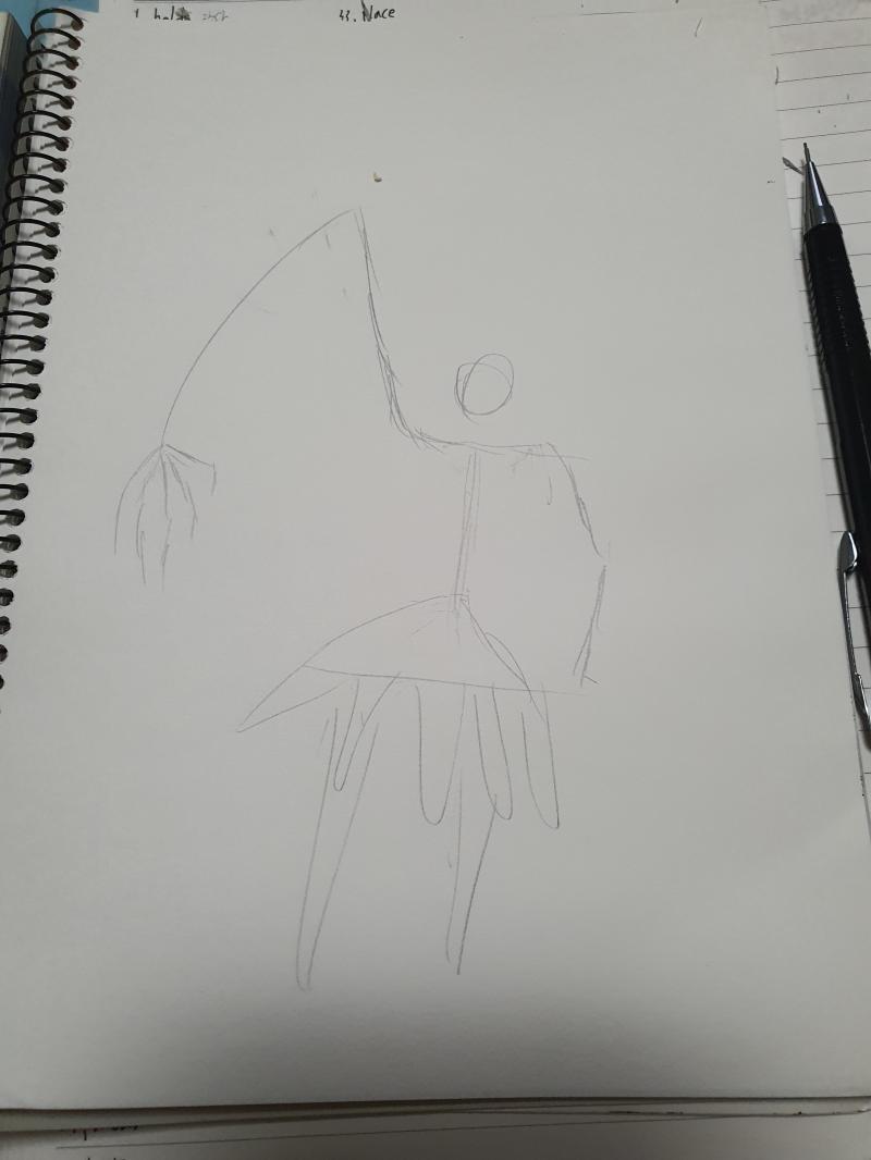 스레주가 그림 그리는 과정 가져옴 솔직히 이번 그림은 내 맘대로 비율 비틀다가 망했다고 생각하는데 아직 완성은 못해서 모르겠음. 1,대충 졸라맨