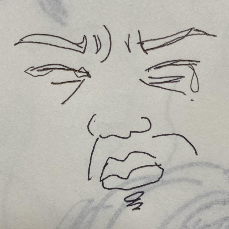 >>31 너무 어려워서 내 얼굴 참고해서 그림..^^ 왕눈이 그림체로는 절대로 이 고통으ㄹ 표현할 수 없어