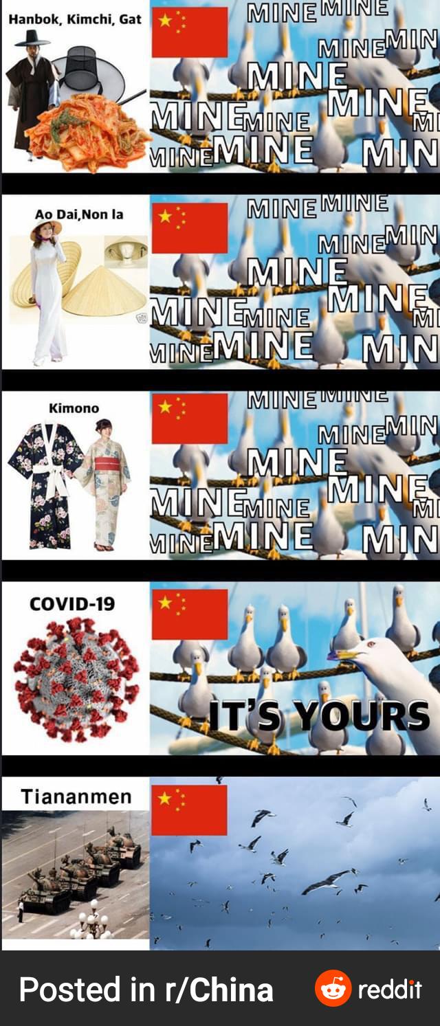 짱개들을 잘 설명해주는 외국밈