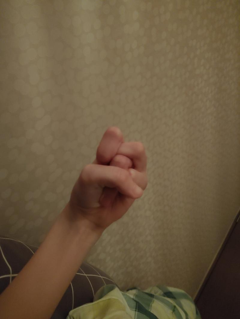 헐 얘들아 나 그 손가락 유연성테스트 성공한것같아!!
