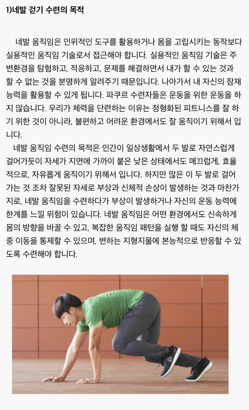 혹시 네발걷기 수련 중 아니실까 코어 근육 좋으실듯.....