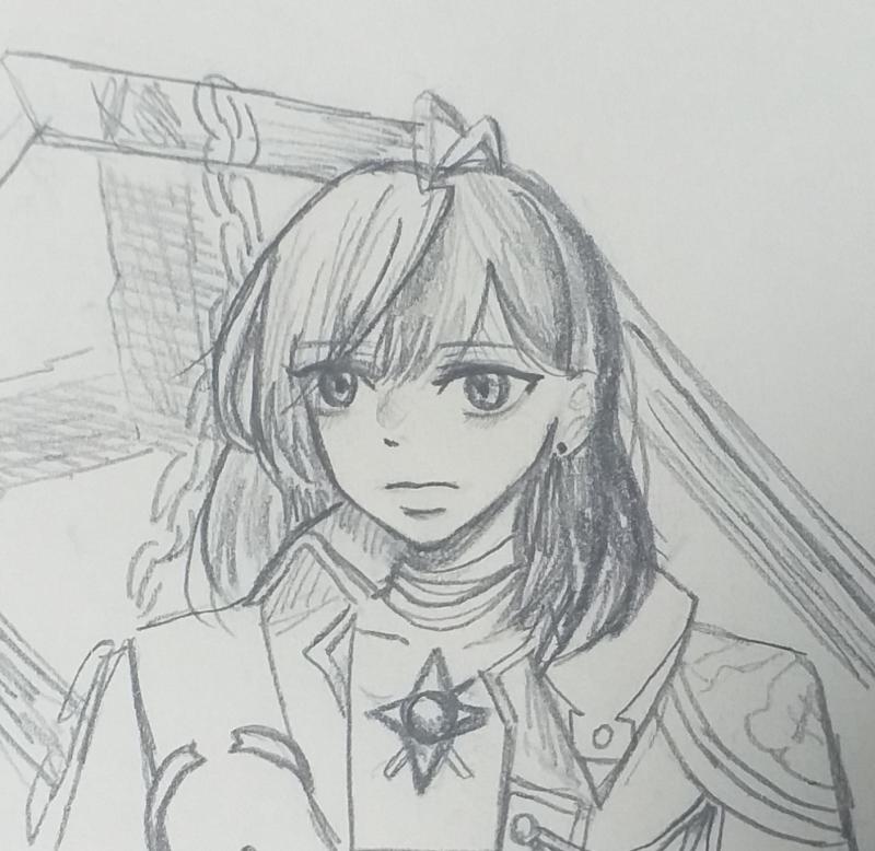 >>2 원래 컴이나 폰으로 그리려고 했는데 펜이 망가졌더라.. 그래서 손그림 ㅠㅠ 잘 못 그렸지만 예쁘게 봐줘..