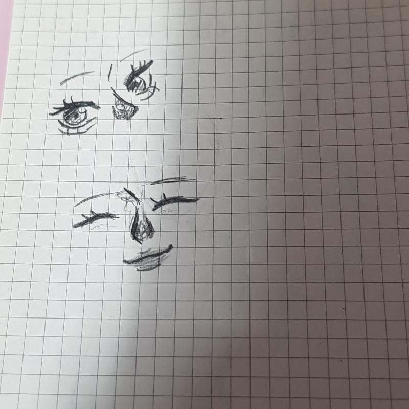 얼굴형 그리는 거랑 대칭 하는 건 너무 어러워