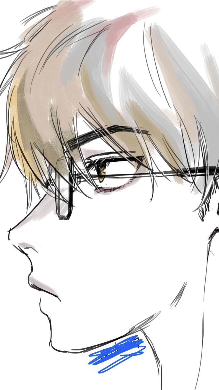 이게 제일 최근 그림! 갑자기 확 변했긴 했는데 한번 시도해보고 싶었어. 재밌긴 한데 완성도가 떨어져보여...ㅜㅜ