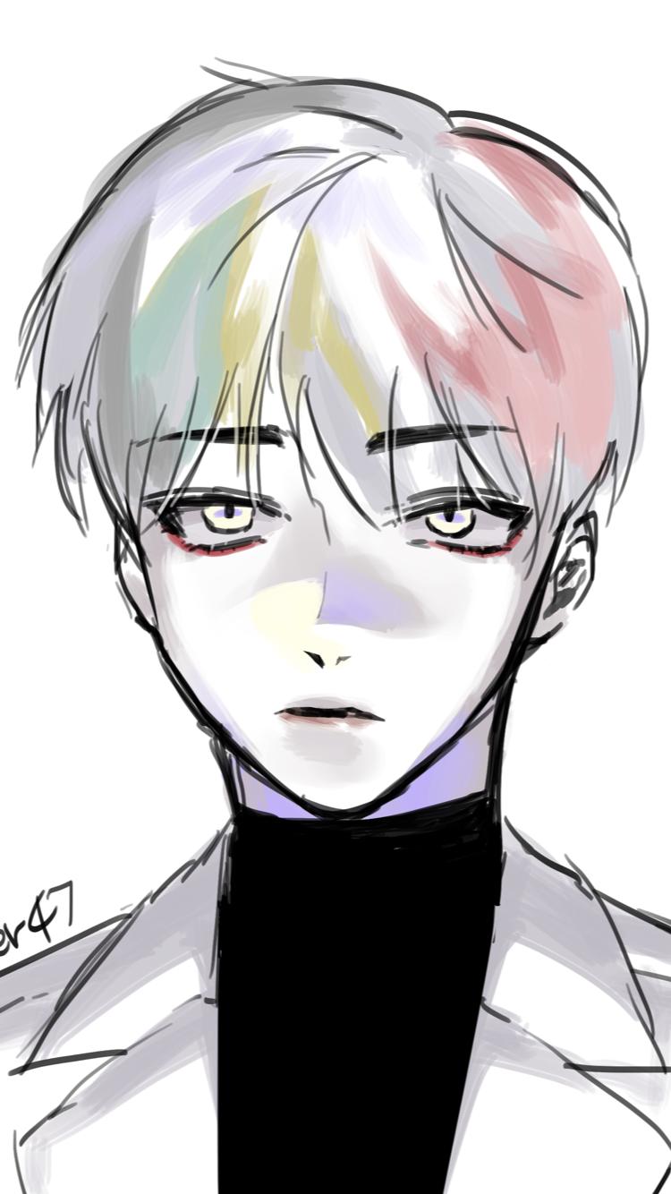 이게 제일 최근 그림! 갑자기 확 변했긴 했는데 한번 시도해보고 싶었어. 재밌긴 한데 완성도가 떨어져보여...ㅜㅜ