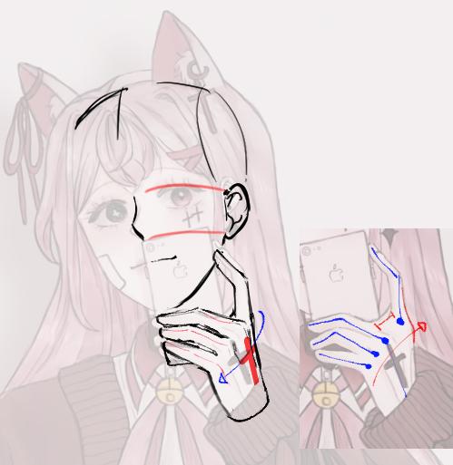 >>295 귀 크기 좀더 늘리고 손도 사진참고를 하거나 따로 연습하는게 좋을듯 코는 그림체일수도있지만 조금더 정면을보면 좋을것같음. 그림엔 안그