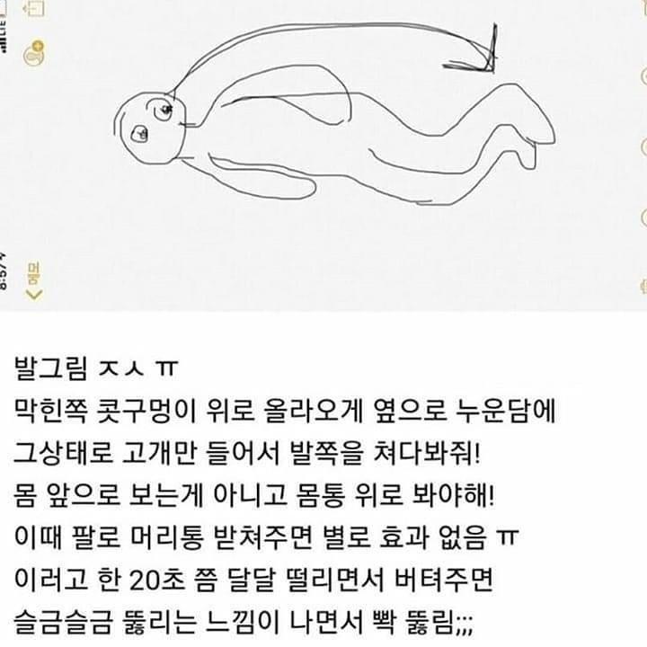 나 비염인인데 급할때 이거 해봐 나 이걸로 새벽 코막힐 때 뚫음 ㄹㅇ 됨