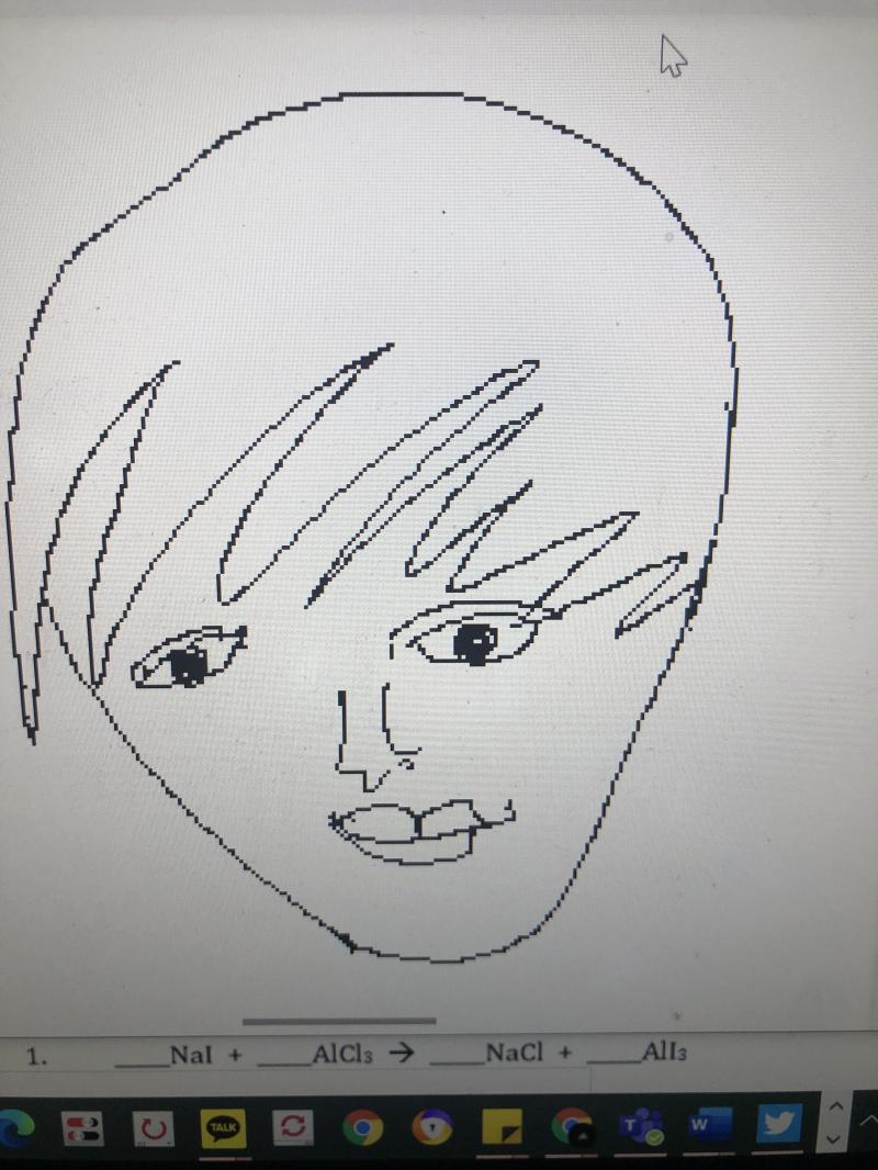 학원 다닌 적 없음 전문적으로 배워본 적 없음 내맘대로 그림 위에 이미지는 방금 삘받고 그림 어떤 연예인분 맞춰봐