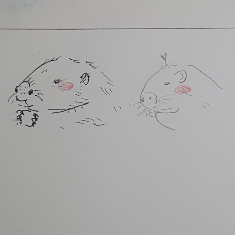>>2 1레싀 보고 놀랫 ㅅ네ㅠ 비버 처음그려봐서 캐릭터론 못그렷다 미안!