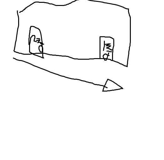 문제는 우리 아파트 구조 존나 복잡하단말야. 입구가 두 개야.