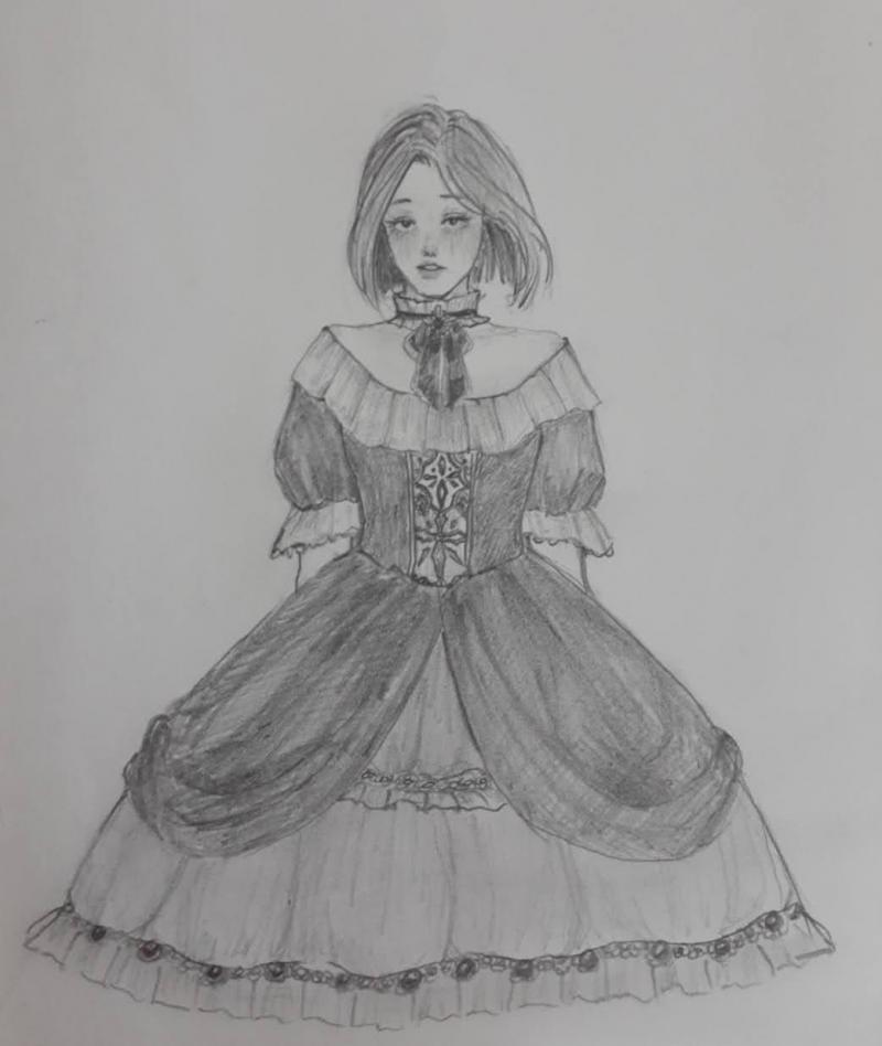 나두 독학했어 처음엔 재능이 거의 없었다 봐도 돼 손그림 위주라 보여줄거라곤 손그림밖에 없는데 도움이 될지 모르겠네😿 첫번째는 그림 그린지 2년