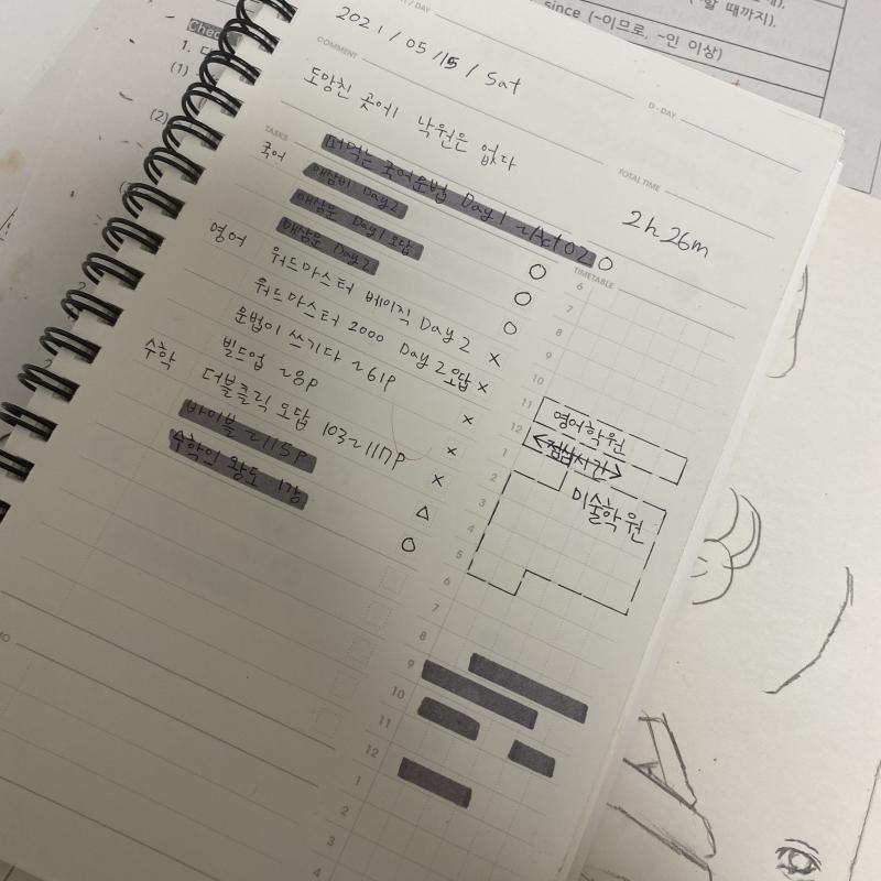 조금 늦은 토요일 일요일