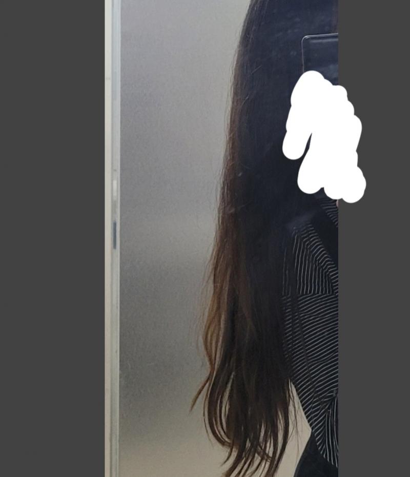 현재 내 기장이야... 잘가 내 머리야
