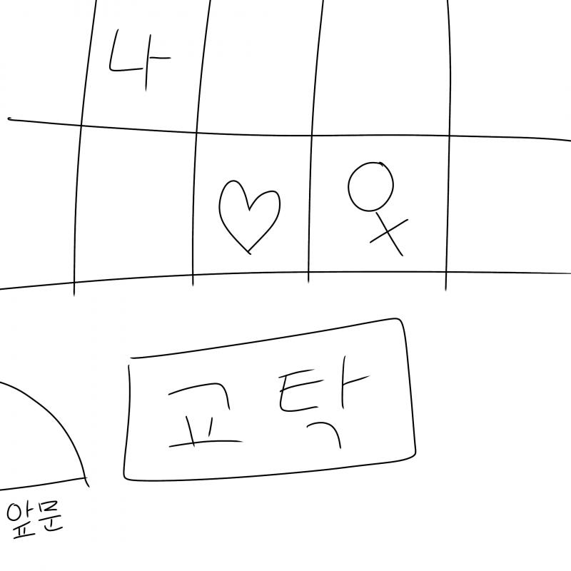 (♡)가 짝남 자리 (나)가 내 자리 (♀)가 여자애 자리거든?