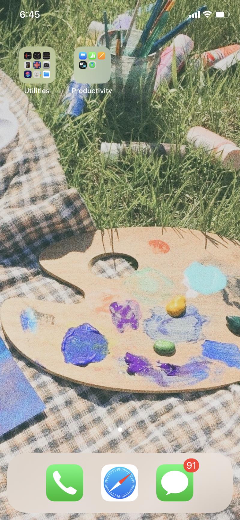 다들 핸드폰 배경화면 뭐야? 궁금하다 난 이거야