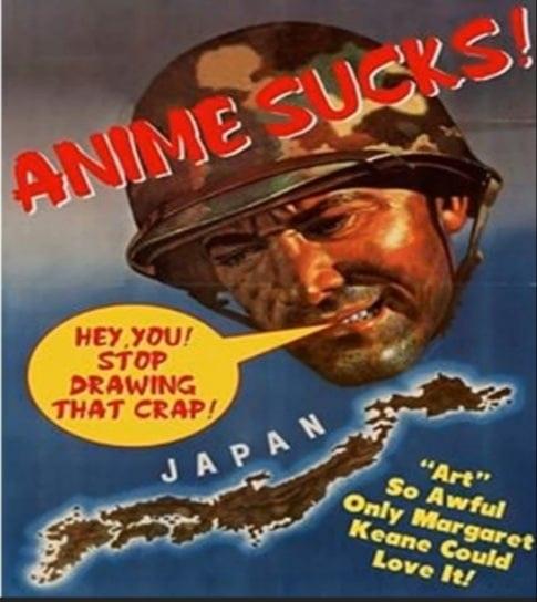 애니는 구리다! "이봐! 그 쓰레기같은거 좀 그만 그려!" 이 "미술"이란거 존나 구려서 마가렛 킨 (초상화의 눈을 크게 그리는 한 예술가)만