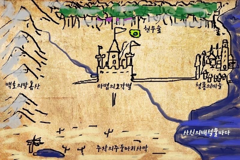 빡빡이새의 알도 6개 전부 챙겼다. 이제 집으로 돌아가야지. 한쪽 눈을 잃어 감각이 약간 떨어졌지만 남쪽으로 걷는데 성공했다. 어느새 나는 현무