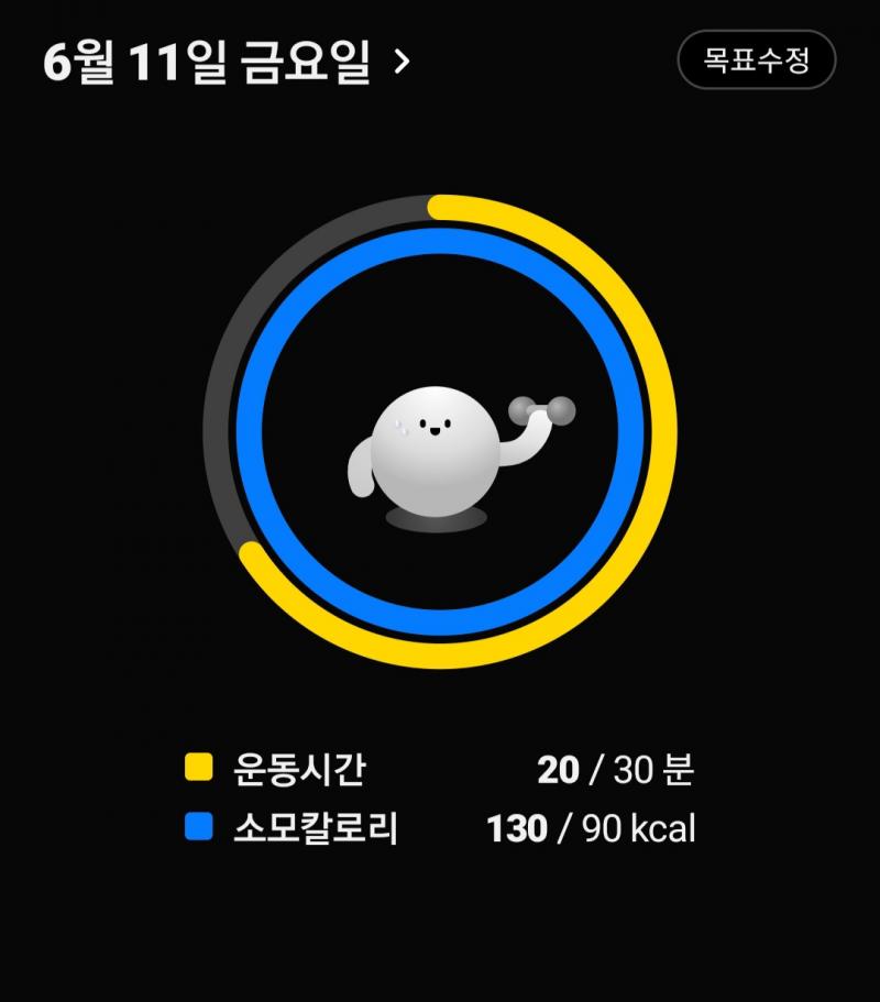 운동... 저녁때 한세트 더...