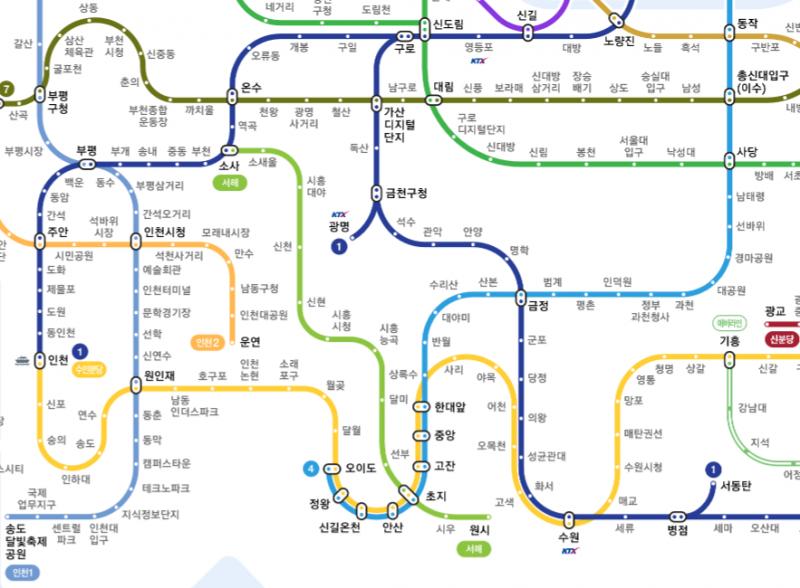 사진 너무 길면 화질이 뭉개져서 잘라서 올렸어 지금 4번째 대장정이 부천시에서 실종되서 5번째 대장정은 부천에서 시작해서 인천쪽으로 가는게 어떻