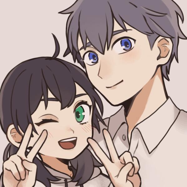 픽크루로 만들어온 이비와 성현! Picrewの「なさや式CPメーカー」でつくったよ! https://picrew.me/share?cd=AqeytxbM