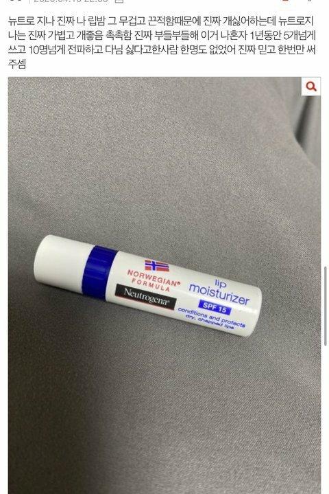 미용) 립밤