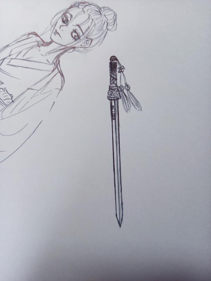 >>95 혹시 몰라서 잠깐 호다닥 그려온 검 장식...! 한국 전통칼 자료 찾아서 급하게 그렸다...! 장신구랑 옷같은 디테일한 디자인도 가능해