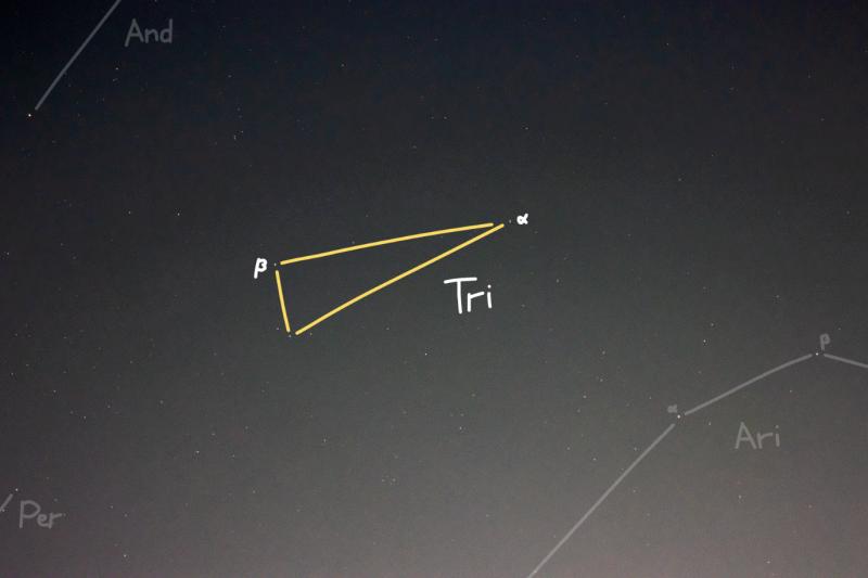 시험까지 일주일 남았다... 오늘의 별자리는 삼각형자리! (Triangulum/Tri) 진짜 말 그대로 삼각형 모양이라서 삼각형자리야... 너무