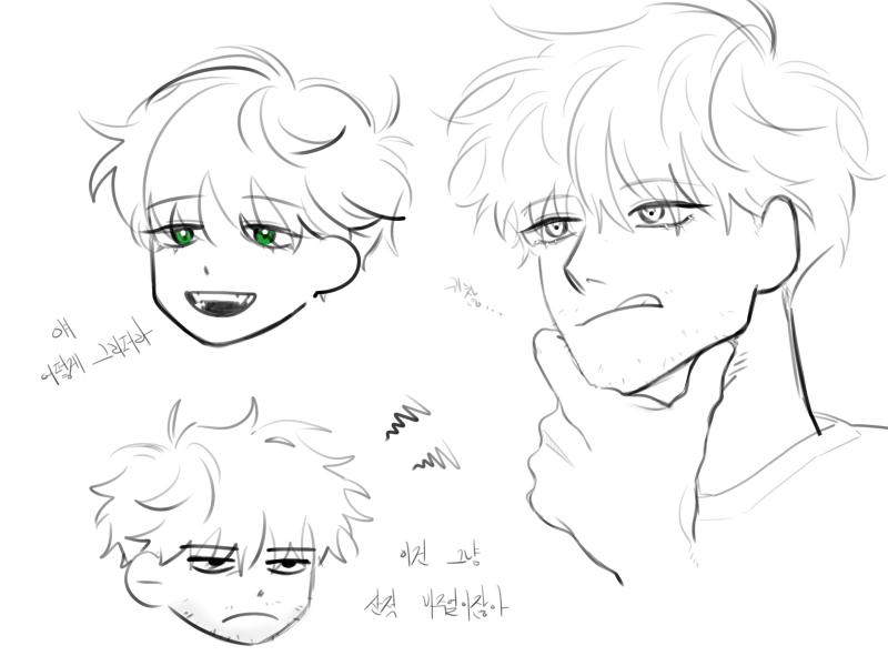 아무리 비주얼 ㅅㅌㅊ로 설정해도 면도 안 하면 수염은 날 거라는 게 웃김 옹졸한 수염....