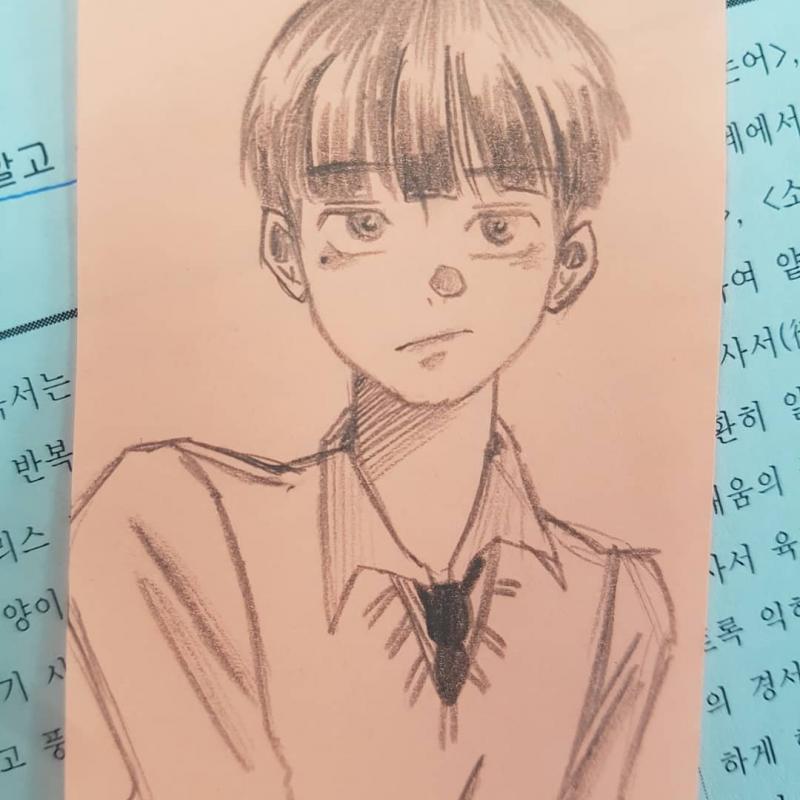 포스트잇에 낙서했던게 있넴