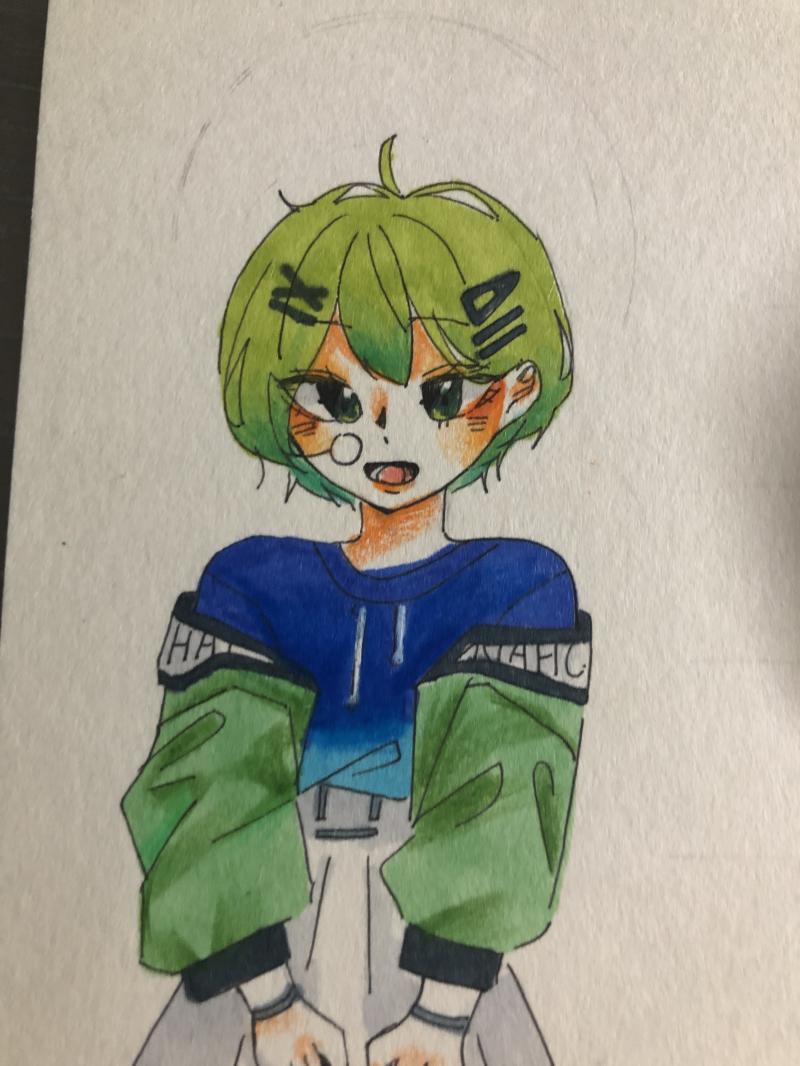 일단 현 자캐 그림 올려본닷