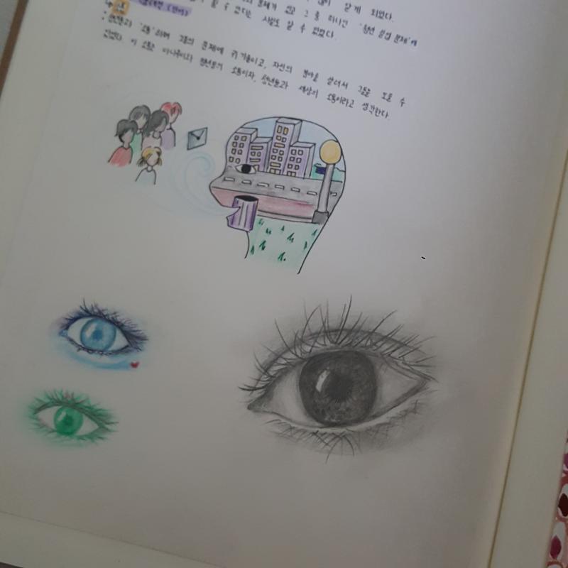 나...그림도 그렸었어 아마 다 중1일거야...하 이거 다 미술 수행 포폴으로 냄 난 내가 그림을 잘 그리는 줄 알았어...