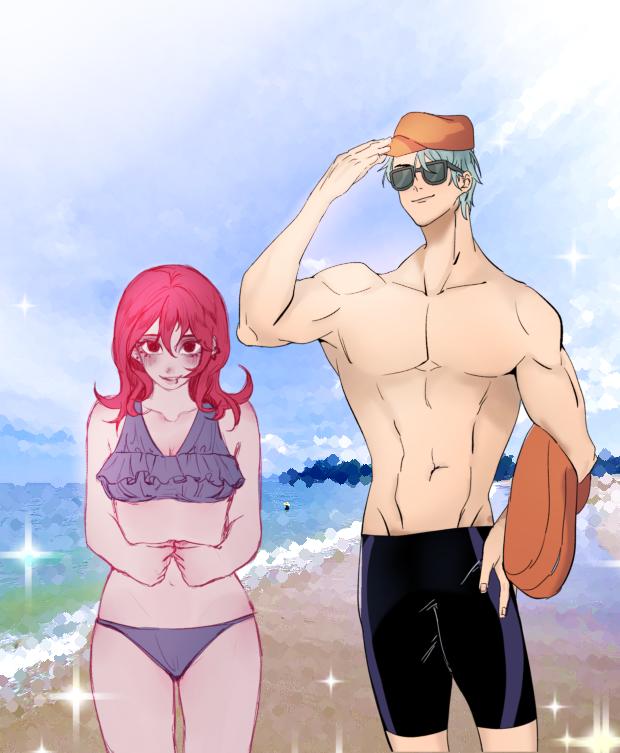 헤엑 뭔가 많이 진행됐잖아?! 레더들..적극적이야 아주 사랑해.. 우선 수영복 합작 완성하고 가실게요~~! 열여섯번째 합작 클리어~~!~!!~~