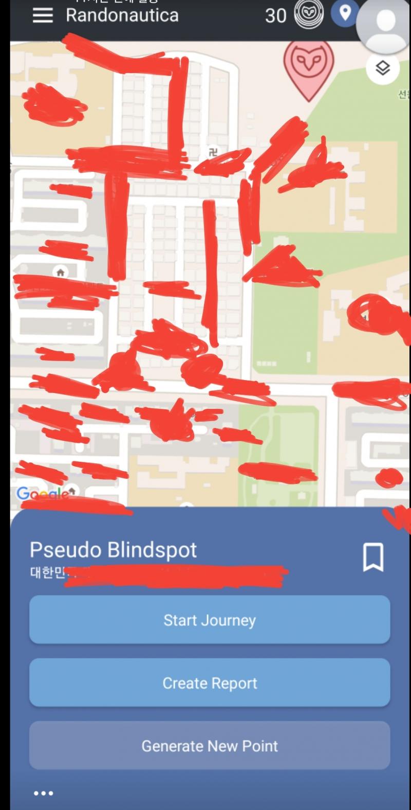 암튼 그렇게 집에 잘 들어갔고, 집에 들어가서 몇번 서칭을 더 해보니까, 이번엔 집뒤에 산에 좌표가 찍혔어. 그리깊은곳도 아니고 거의 산 입구라