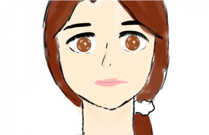손이 떨려서 조금 두껍게 칠해졌어. 윤지예 씨의 표정이 살짝 굳어진 것 같은데 착각이겠지? 다음은? >>19 ⭐TIP! 머리스타일에 변화를 줘보