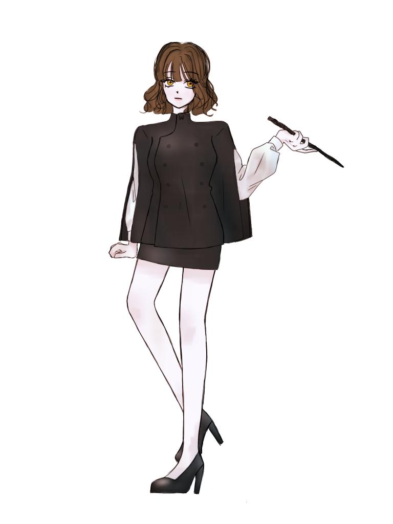 첫번째 그림이 두번째로 성장한걸 그리고 싶었는데 일부러 색 채도를 낮게 쓰고 보정도 더 차갑게 했더니 다른 애로 보인다..
