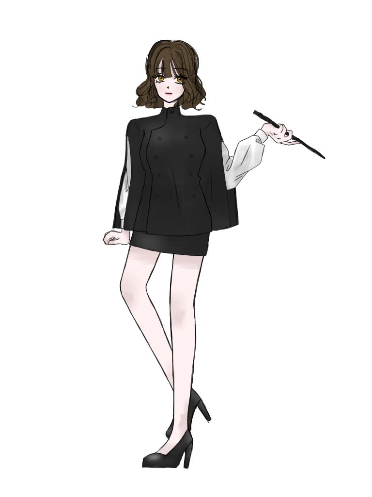 그래서 둘다 보정빼봤더니 그래도 음… 근데 똑같은 색으로 명암넣고 보정하면 내가 의도했던 바랑 달라질것같아서… 좀 더 차가운 느낌을 내고 싶었거